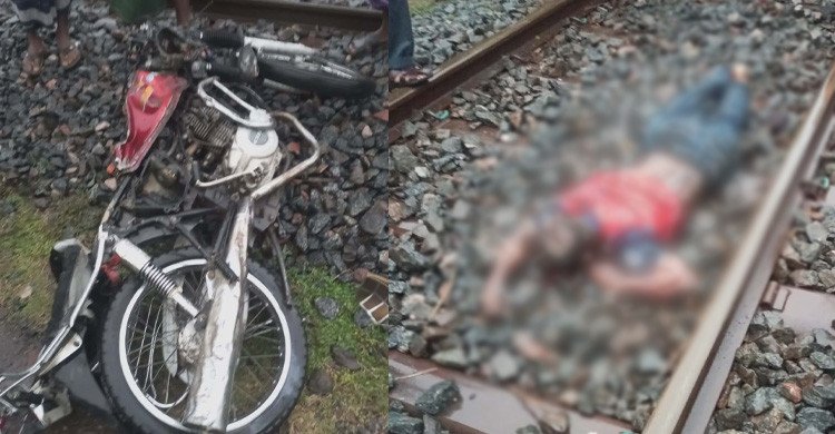 চুয়াডাঙ্গায় রেল ক্রসিংয়ে ট্রেনে কাটা পড়ে ২ মোটরসাইকেল আরোহী নিহত
